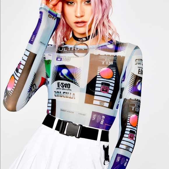 Video Vixen Mesh Top - Picture 1 of 4